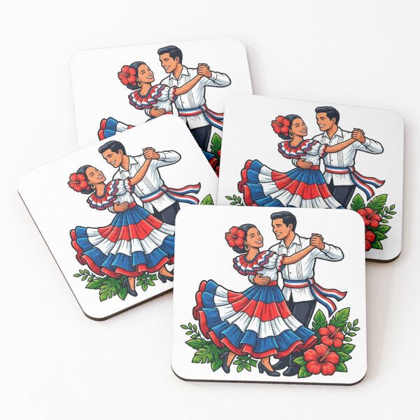 Item preview, Couple Dancing Dominican Merengue | Folk Art of the Dominican Republic designed and sold by StudioBase.