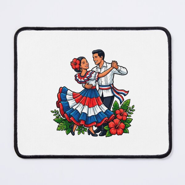Item preview, Couple Dancing Dominican Merengue | Folk Art of the Dominican Republic designed and sold by StudioBase.
