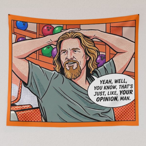 Item preview, Pop Art Comic Bearded Dude Opinion Speech Bubble designed and sold by Terry Bain.