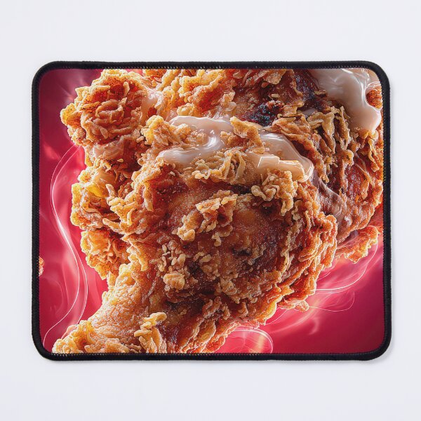 Item preview, Golden Crispy Fried Chicken Drumstick | Crunchy Food Art | Crispy Comfort Food Illustration designed and sold by Grafititee.