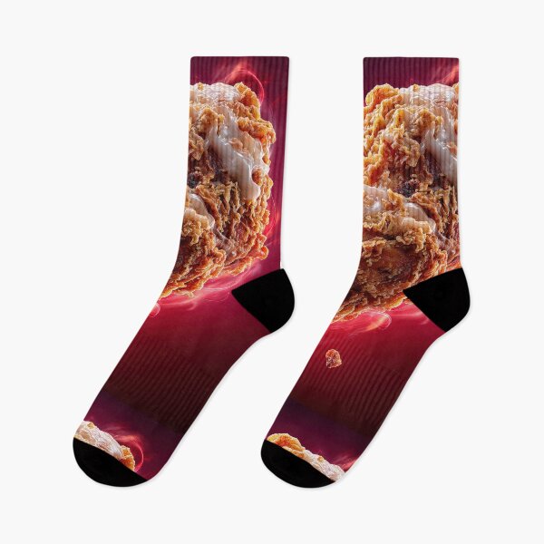 Item preview, Golden Crispy Fried Chicken Drumstick | Crunchy Food Art | Crispy Comfort Food Illustration designed and sold by Grafititee.