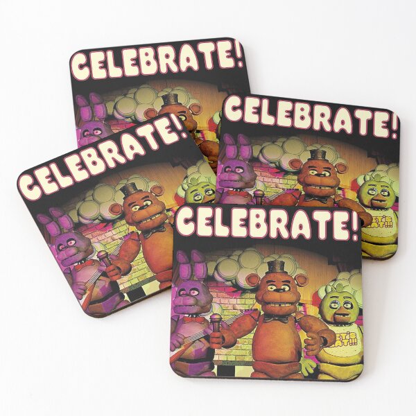 Item preview, Five Nights at Freddy’s Celebration Poster designed and sold by bluejourney1987.