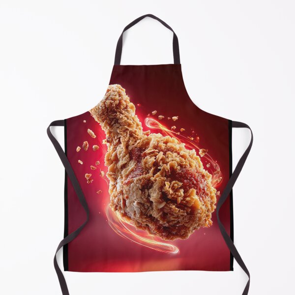 Item preview, Golden Crispy Fried Chicken Drumstick | Crunchy Food Art | Crispy Comfort Food Illustration designed and sold by Grafititee.
