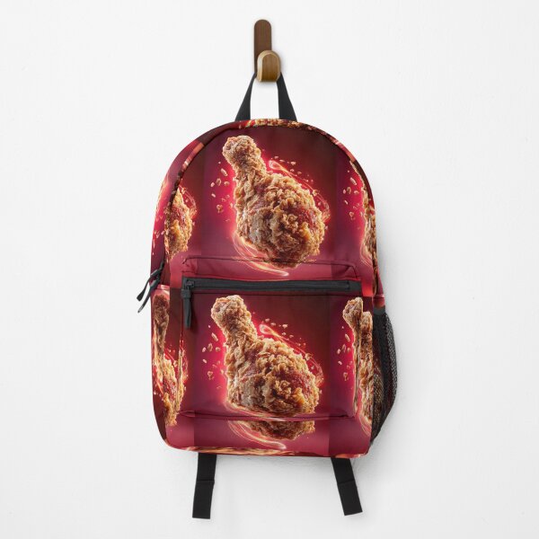 Item preview, Golden Crispy Fried Chicken Drumstick | Crunchy Food Art | Crispy Comfort Food Illustration designed and sold by Grafititee.