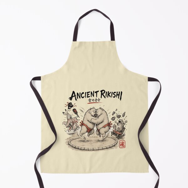 Item preview, Ancient Rikishi Sumo Bears Japanese Choju-giga Sticker/T-Shirt Art designed and sold by Locker39.