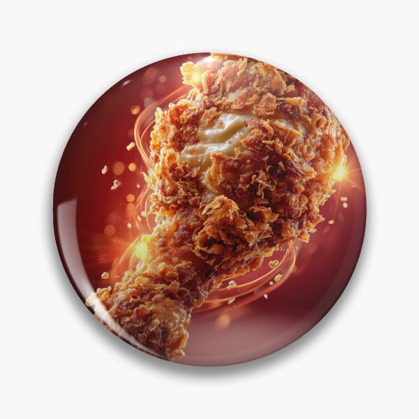 Item preview, Copy ofGolden Crispy Fried Chicken Drumstick | Crunchy Food Art | Crispy Comfort Food Illustration designed and sold by Grafititee.