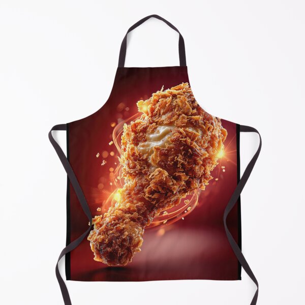 Item preview, Copy ofGolden Crispy Fried Chicken Drumstick | Crunchy Food Art | Crispy Comfort Food Illustration designed and sold by Grafititee.