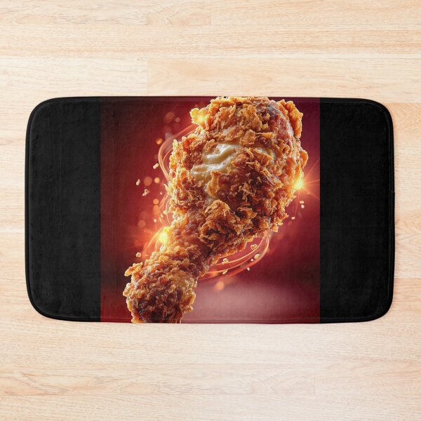 Item preview, Copy ofGolden Crispy Fried Chicken Drumstick | Crunchy Food Art | Crispy Comfort Food Illustration designed and sold by Grafititee.