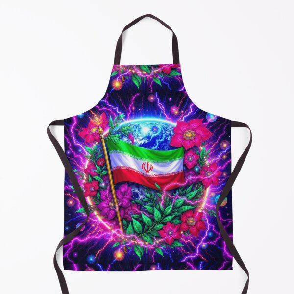 Item preview, Sparkly Iran Flag designed and sold by Harmonious Art.