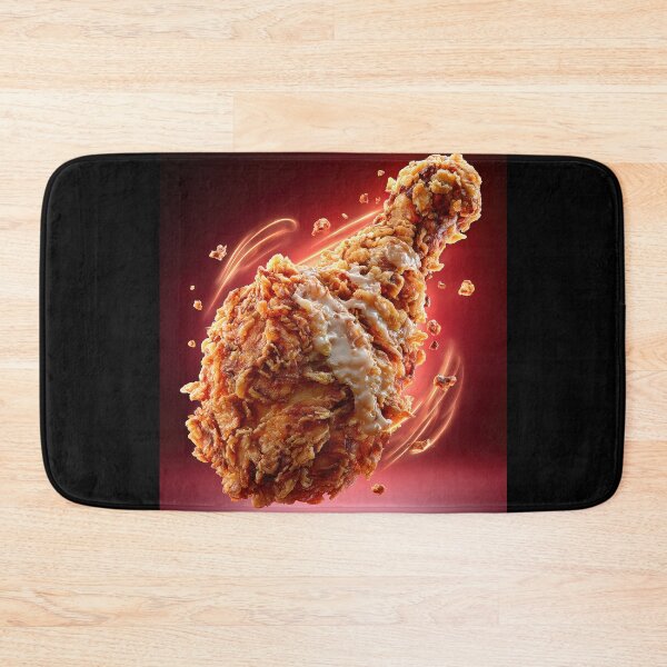 Item preview, Golden Crispy Fried Chicken Drumstick | Crunchy Food Art | Crispy Comfort Food Illustration designed and sold by Grafititee.