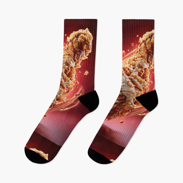 Item preview, Golden Crispy Fried Chicken Drumstick | Crunchy Food Art | Crispy Comfort Food Illustration designed and sold by Grafititee.