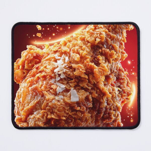 Item preview, Golden Crispy Fried Chicken Drumstick | Crunchy Food Art | Crispy Comfort Food Illustration designed and sold by Grafititee.