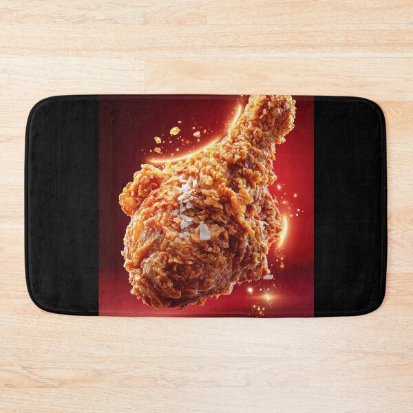 Item preview, Golden Crispy Fried Chicken Drumstick | Crunchy Food Art | Crispy Comfort Food Illustration designed and sold by Grafititee.