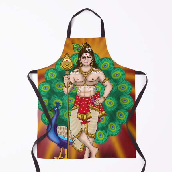 Item preview, Lord Kartikeya Artwork | Divine Hindu Warrior God Digital Illustration designed and sold by Harshit_Digital_Arts.