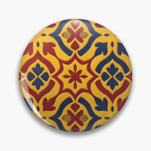 Item preview, Coffee Vibrant Colombian Folk Art Tropical Floral Pattern designed and sold by ART ATTACK ZONE.