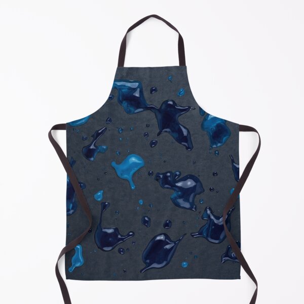 Item preview, Vibrant Blue Paint Splashes on Dark Background designed and sold by Ingorgia Studio.