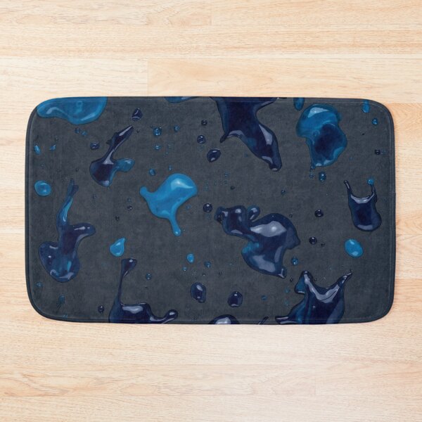 Item preview, Vibrant Blue Paint Splashes on Dark Background designed and sold by Ingorgia Studio.