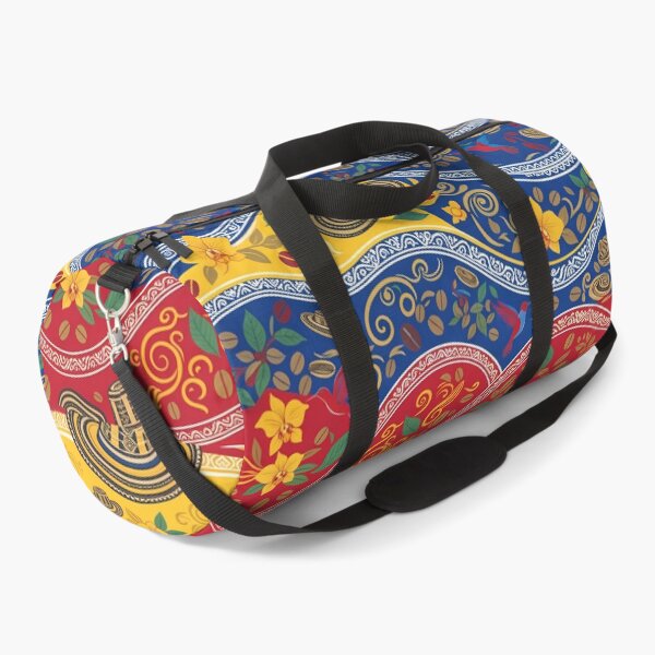 Item preview, Andes Vibrant Colombian Folk Art Tropical Floral Pattern designed and sold by ART ATTACK ZONE.