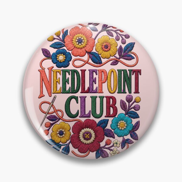 Artikelvorschau, Needlepoint Club Buntes Blumenstickmuster entworfen und verkauft von RoPrincess.