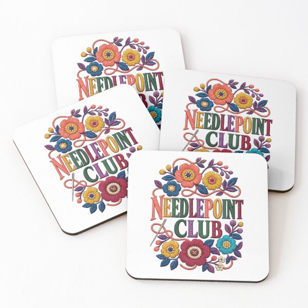Item preview, Needlepoint Club Colorful Floral Stitching Design designed and sold by RoPrincess.