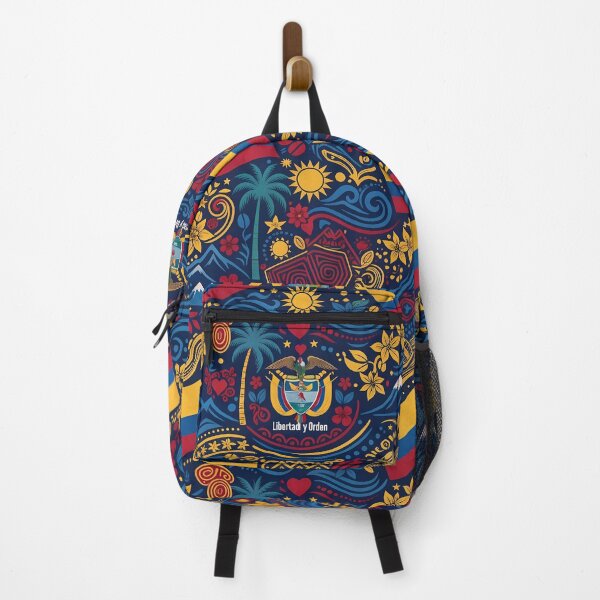 Item preview, Arepas Vibrant Colombian Folk Art Tropical Floral Pattern designed and sold by ART ATTACK ZONE.