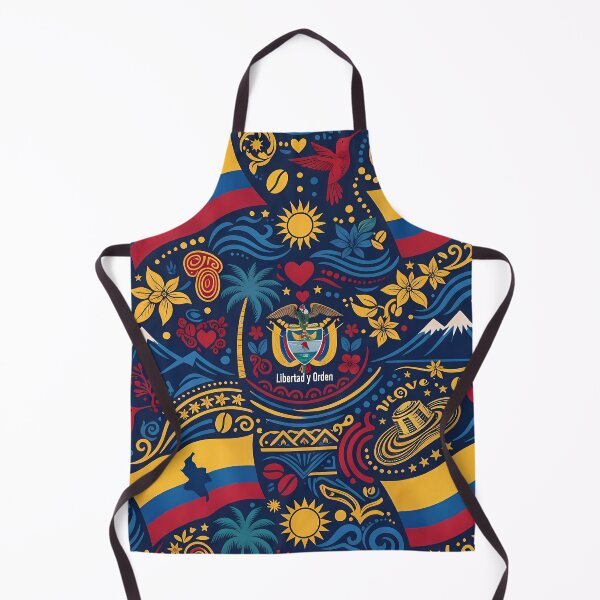Item preview, Arepas Vibrant Colombian Folk Art Tropical Floral Pattern designed and sold by ART ATTACK ZONE.