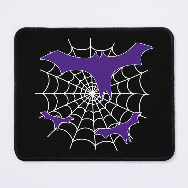 Item preview, Purple Bats Spider Web Halloween Graphic designed and sold by ubborn.
