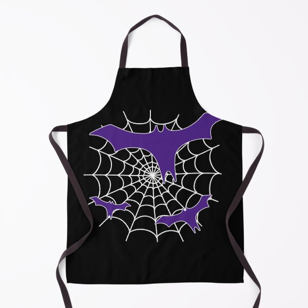 Item preview, Purple Bats Spider Web Halloween Graphic designed and sold by ubborn.