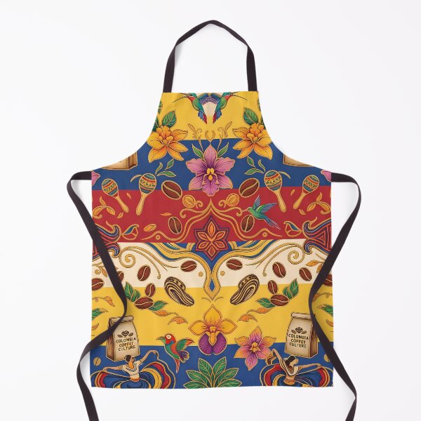 Item preview, Biodiversity Vibrant Colombian Folk Art Tropical Floral Pattern designed and sold by ART ATTACK ZONE.