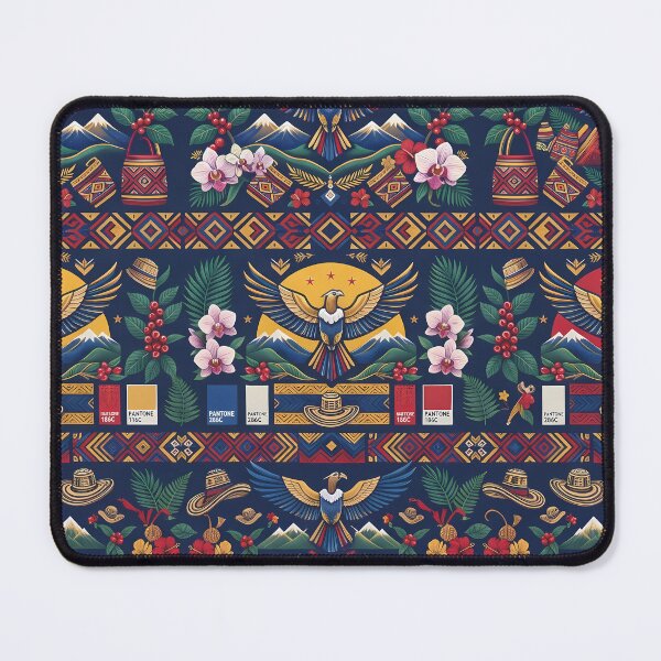 Item preview, Amazon Vibrant Colombian Folk Art Tropical Floral Pattern designed and sold by ART ATTACK ZONE.