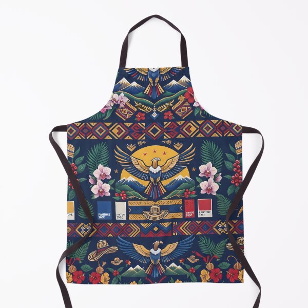 Item preview, Amazon Vibrant Colombian Folk Art Tropical Floral Pattern designed and sold by ART ATTACK ZONE.