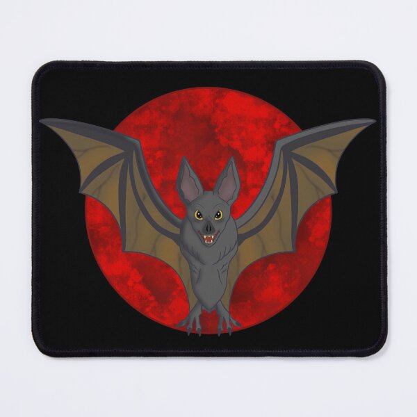 Item preview, Fierce Bat with Blood Moon designed and sold by lucien marcel barrera.