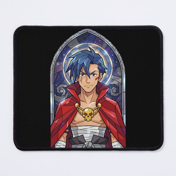 Item preview, Kamina Gurren Lagann Cosmic Stained Glass Portrait designed and sold by mildaclairmo.