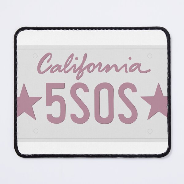 Item preview, 5 Seconds of Summer California Licence Plate designed and sold by RebelAtHeartDesigns.