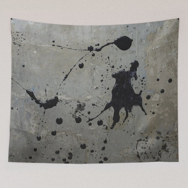Item preview, Abstract Grunge Black Ink Paint Splash designed and sold by Ingorgia Studio.