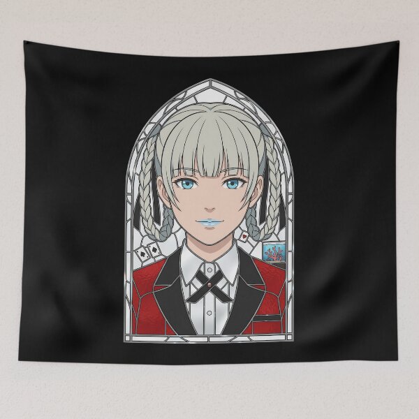 Item preview, Kirari Momobami Kakegurui Calm Stained Glass Portrait designed and sold by mildaclairmo.
