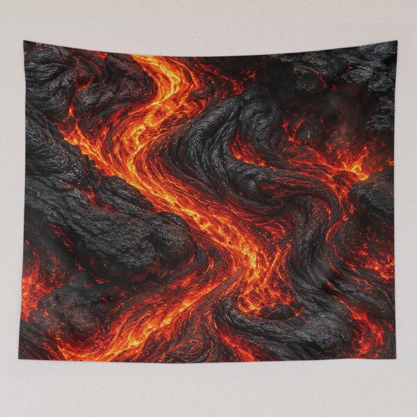 Item preview, Fagradalsfjall Volcanic Eruption Iceland Lava River designed and sold by SassyArtistry.