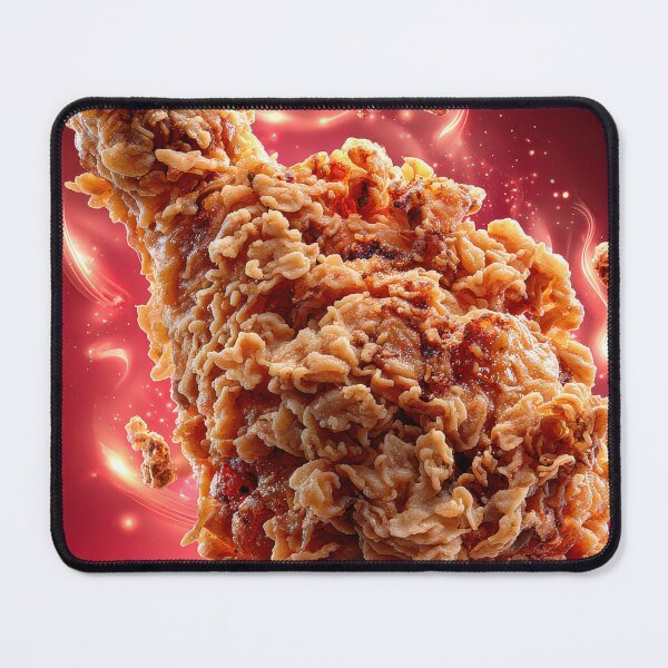 Item preview, Golden Crispy Fried Chicken Drumstick | Crunchy Food Art | Crispy Comfort Food Illustration designed and sold by Grafititee.
