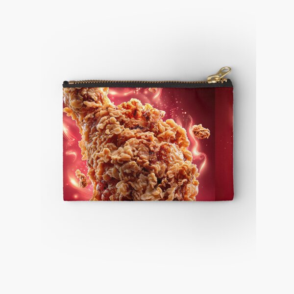 Item preview, Golden Crispy Fried Chicken Drumstick | Crunchy Food Art | Crispy Comfort Food Illustration designed and sold by Grafititee.