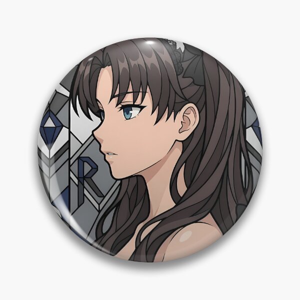 Item preview, Rin Tohsaka Fate Stay Night Gothic Stained Glass Anime Girl designed and sold by mildaclairmo.