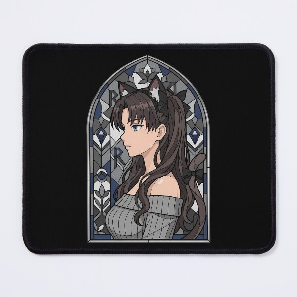 Item preview, Rin Tohsaka Fate Stay Night Gothic Stained Glass Anime Girl designed and sold by mildaclairmo.