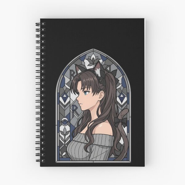 Item preview, Rin Tohsaka Fate Stay Night Gothic Stained Glass Anime Girl designed and sold by mildaclairmo.