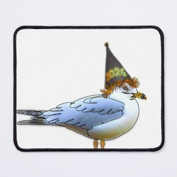 Item preview, Sally the Seagull Wearing a 2026 Hat - animalzinhats designed and sold by Ashley’sAnimalz.
