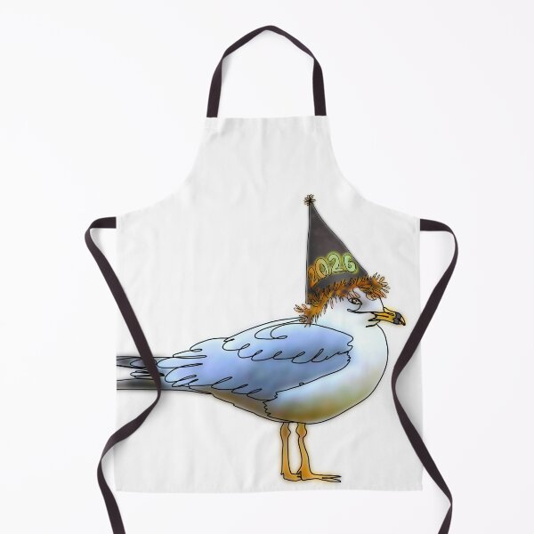 Item preview, Sally the Seagull Wearing a 2026 Hat - animalzinhats designed and sold by Ashley’sAnimalz.