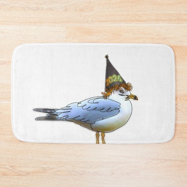 Item preview, Sally the Seagull Wearing a 2026 Hat  - animalzinhats  designed and sold by Ashley’sAnimalz.