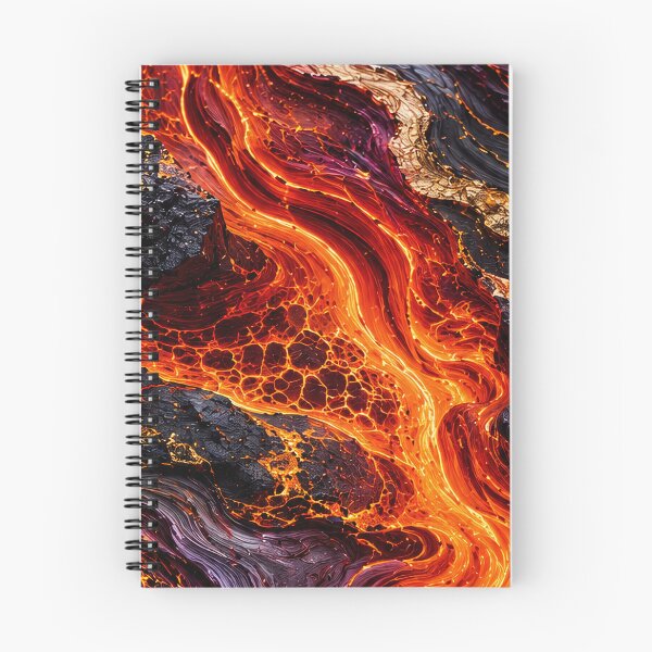 Item preview, Abstract Volcanic Eruption Close Up Lava River designed and sold by SassyArtistry.