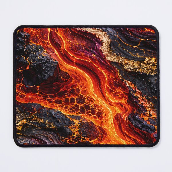 Item preview, Abstract Volcanic Eruption Close Up Lava River designed and sold by SassyArtistry.
