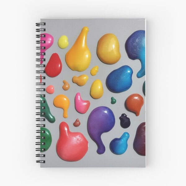 Item preview, Vibrant 3D Paint Blobs on Gray Background designed and sold by Ingorgia Studio.