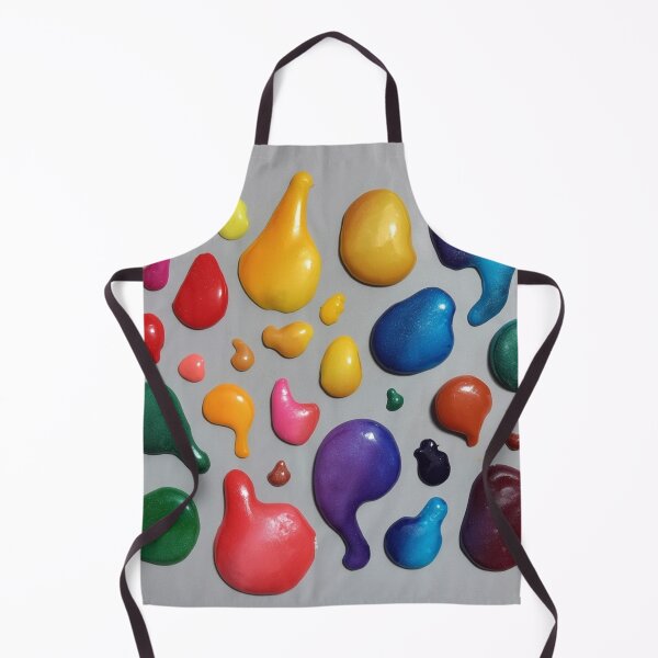 Item preview, Vibrant 3D Paint Blobs on Gray Background designed and sold by Ingorgia Studio.