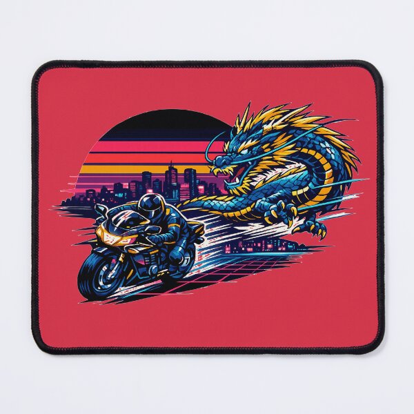 Item preview, Synthwave Highway Dragon Race designed and sold by KungPowUnicorn.